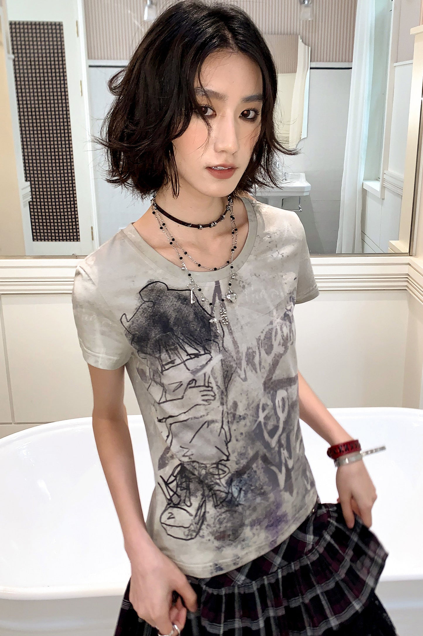 Sleepy Cropped T-Shirt