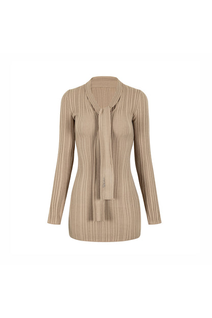 Tie Detail Knit Dress