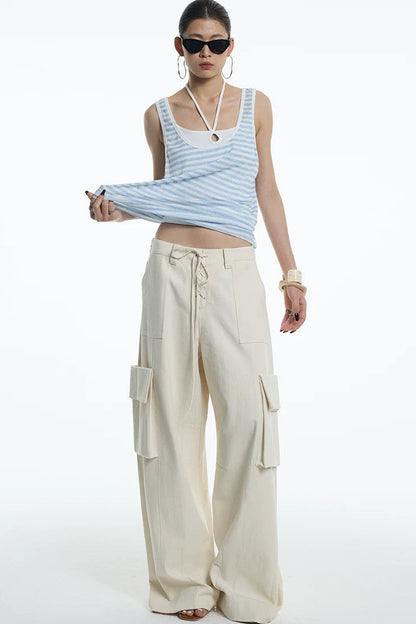 Nautical Striped Lyocell Tank Top