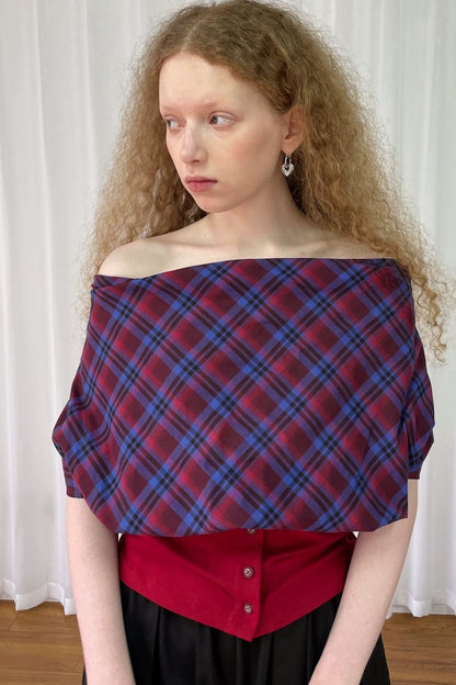 Plaid Short Sleeve Shirt