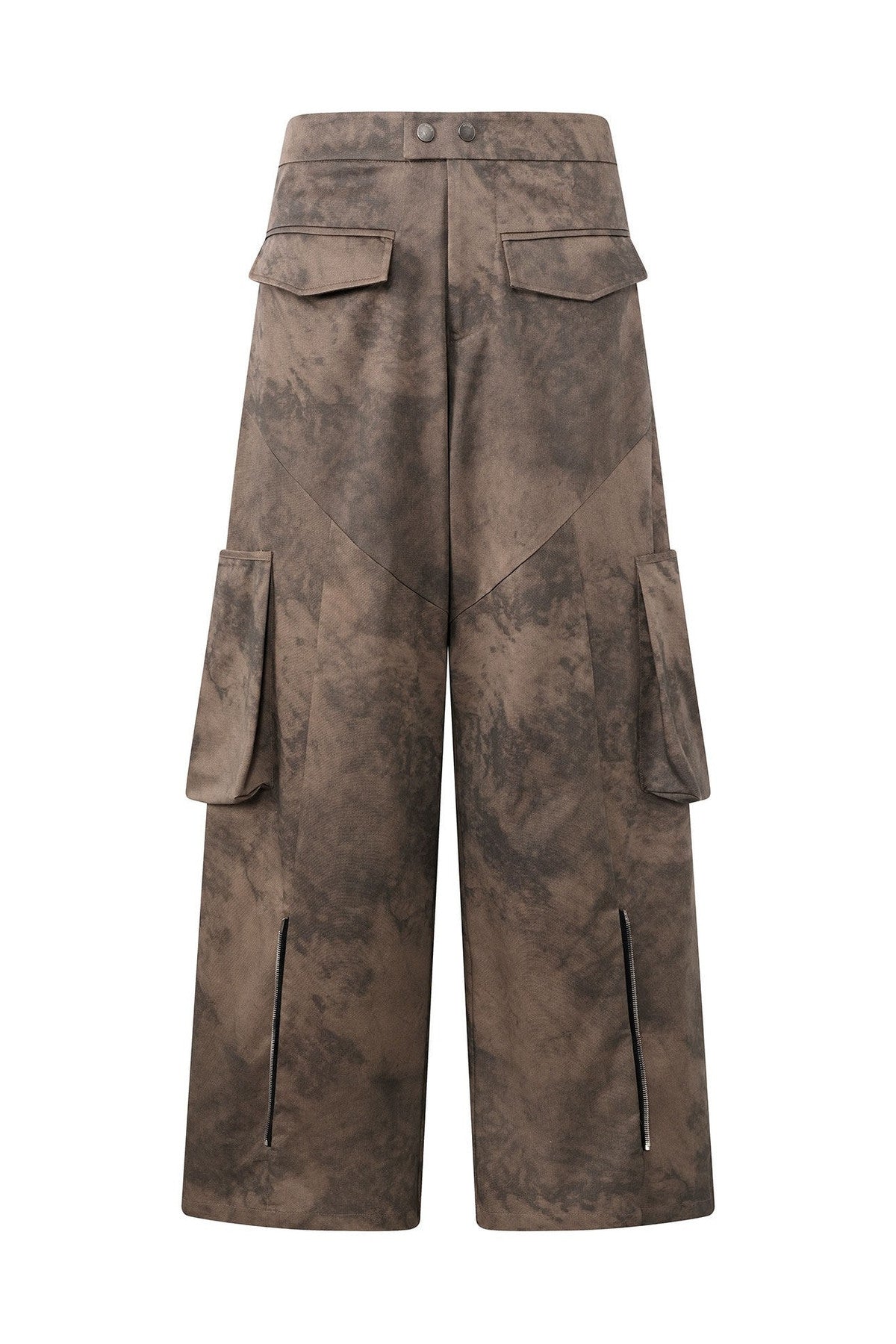 3D Panel Tie-Dye Pants