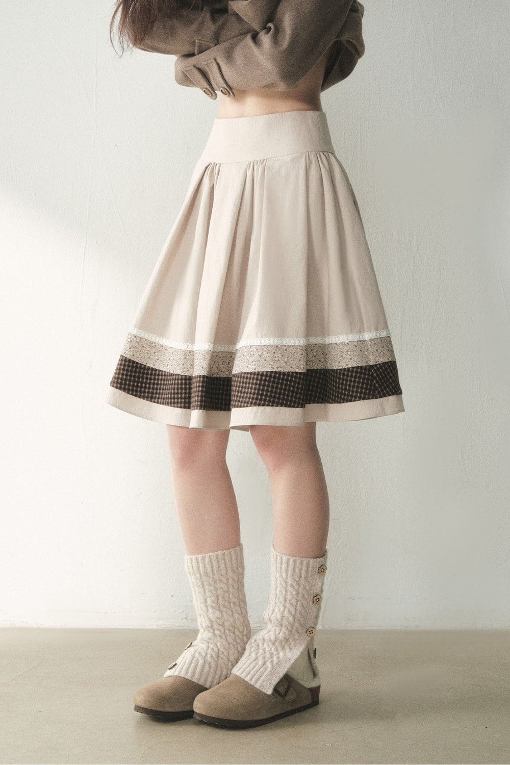 Floral Patchwork Skirt