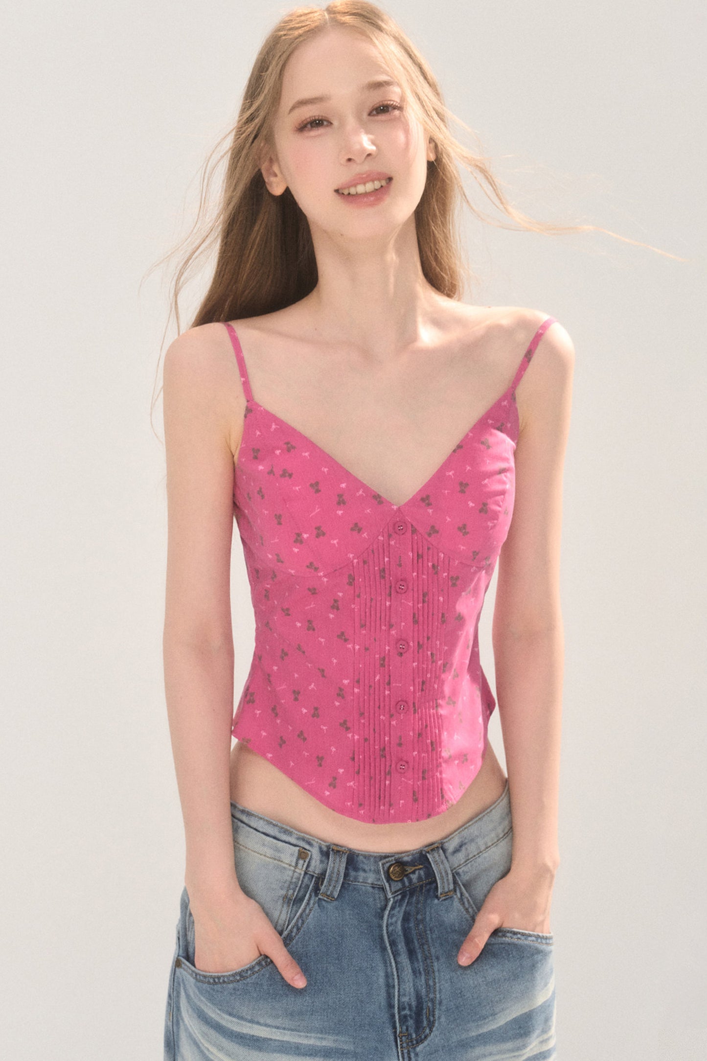 Floral V-Neck Camisole