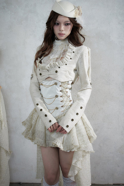 Baroque Punk Leather Jacket