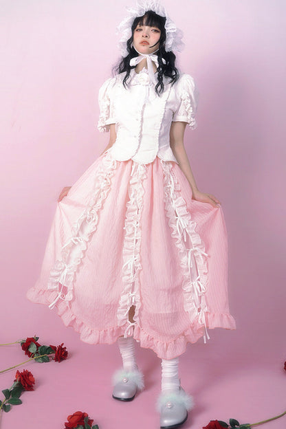 Heavenly Bow Lace Skirt