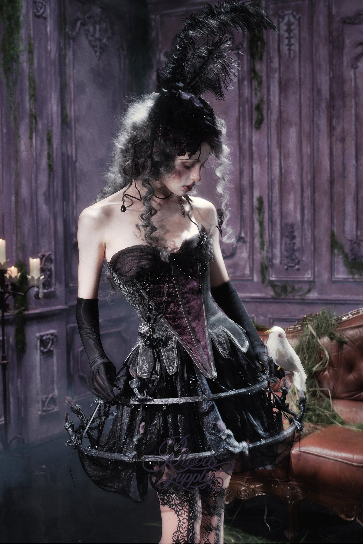Butterfly Ghost Fishbone Corset
