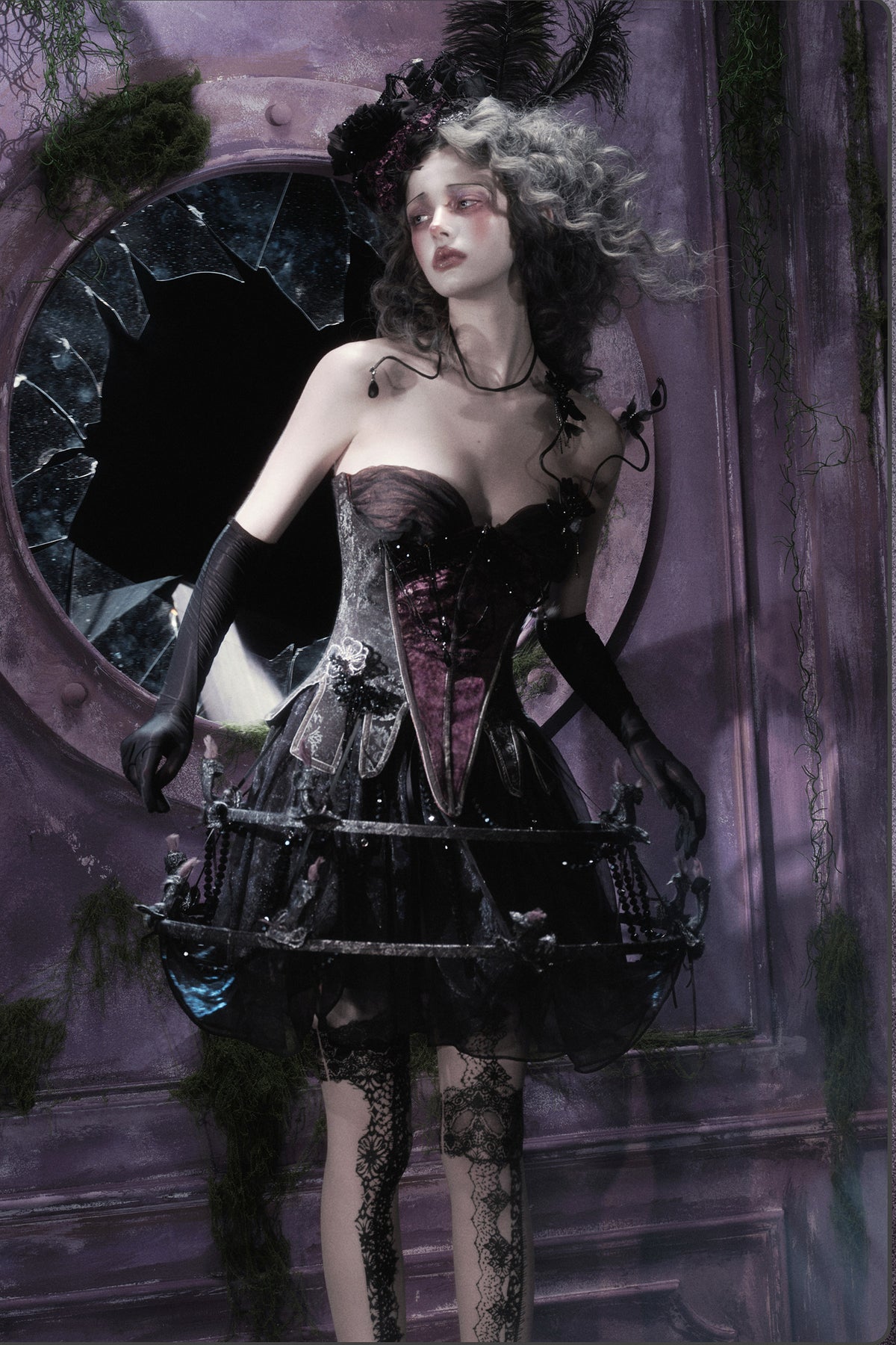 Butterfly Ghost Fishbone Corset