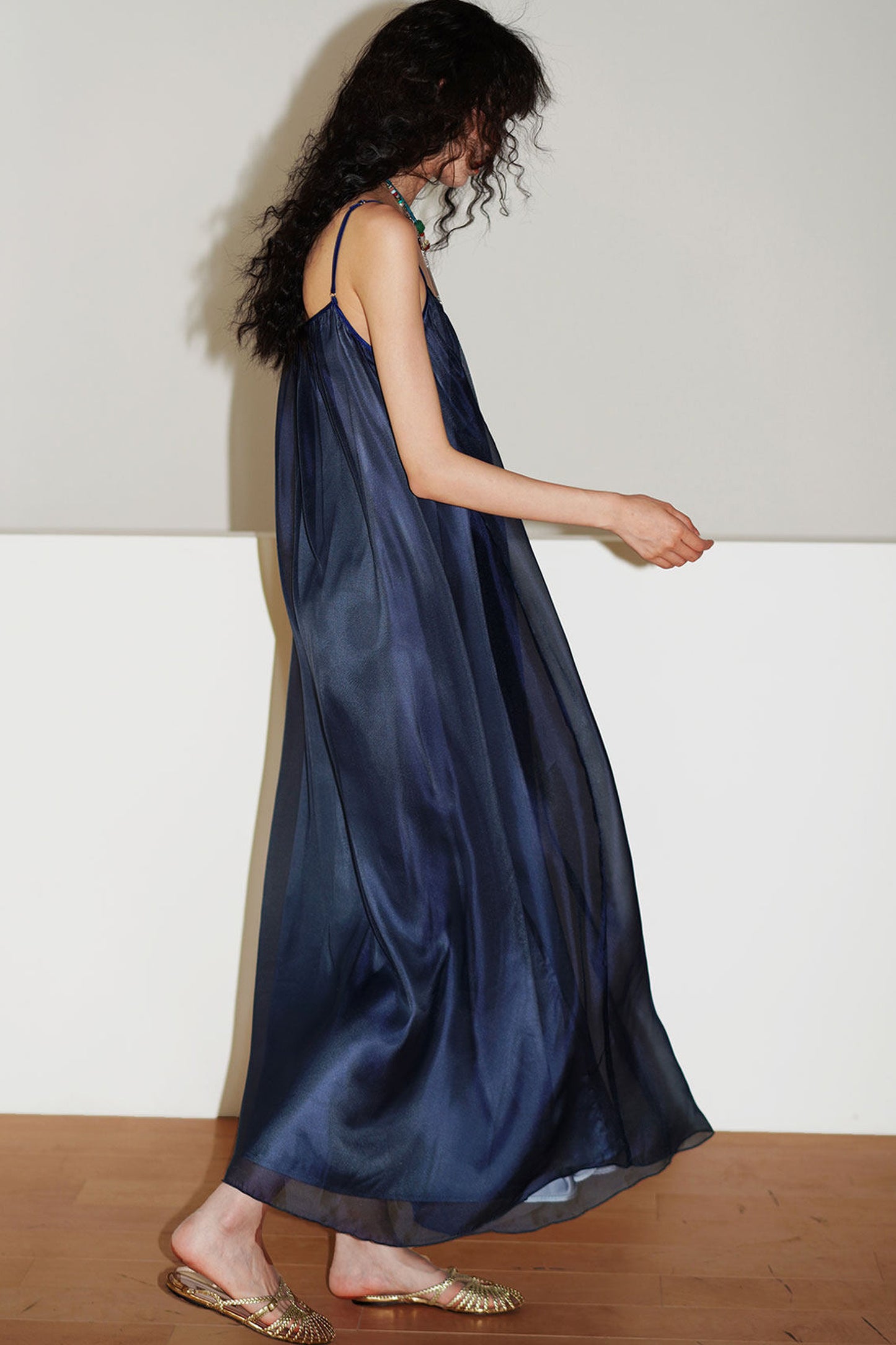 Pearlescent Gauze Dress Set