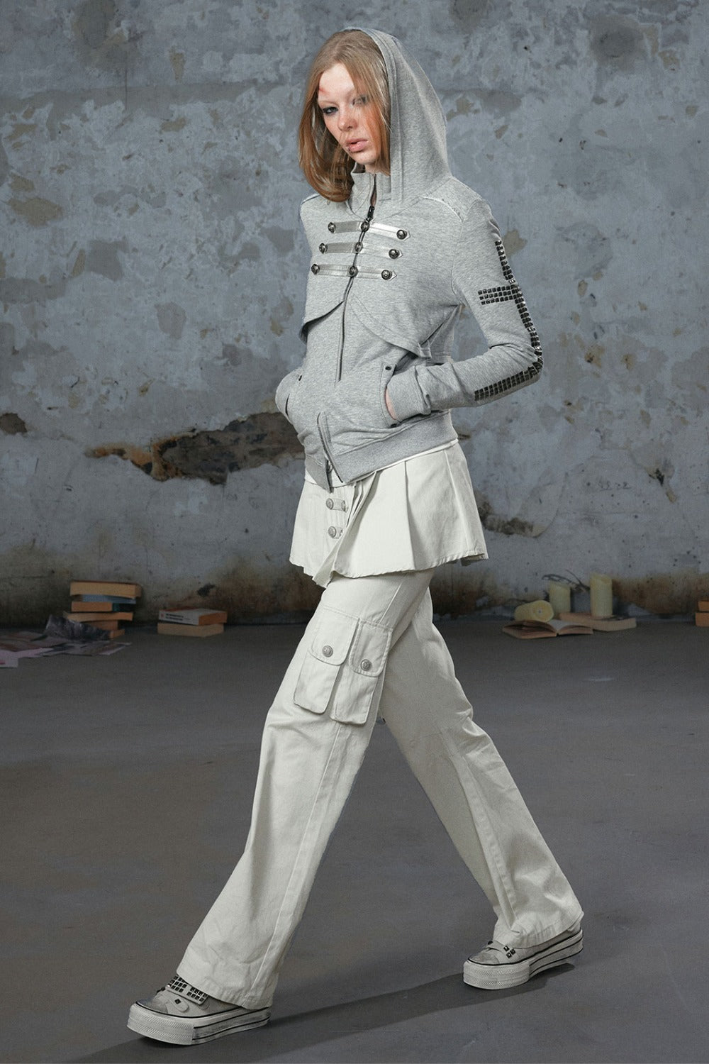Napoleon Hooded Metal Jacket