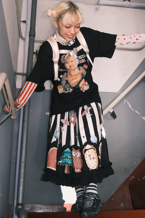 Echo Punk Collage Bear T-Shirt