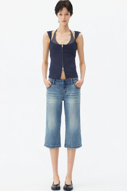 Ensemble gilet sans manches à couches aérées