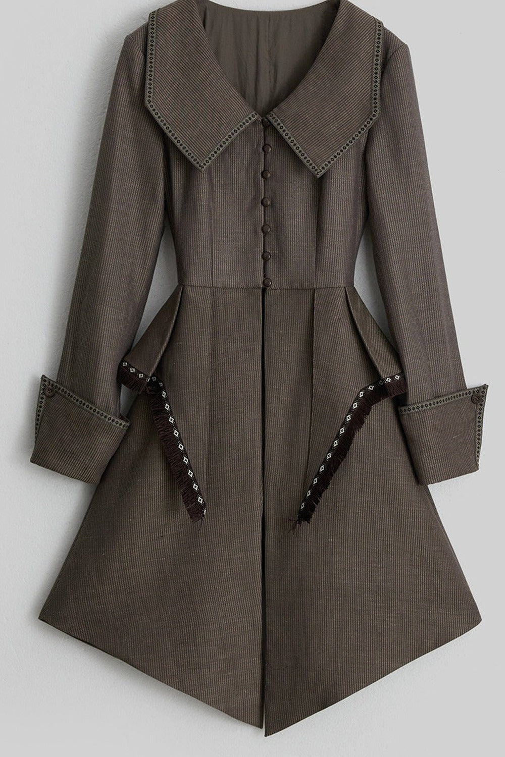 Victorian 3D Tailored Draped Deconstructed Tencel Jacket