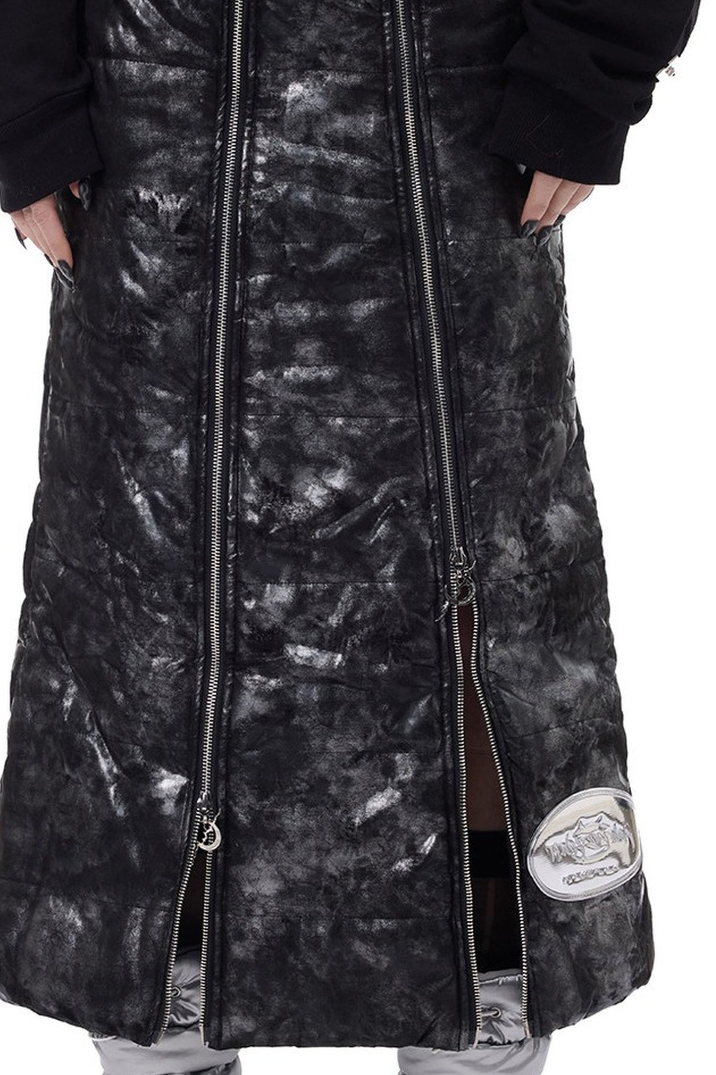 Electric Moon Quilted Skirt