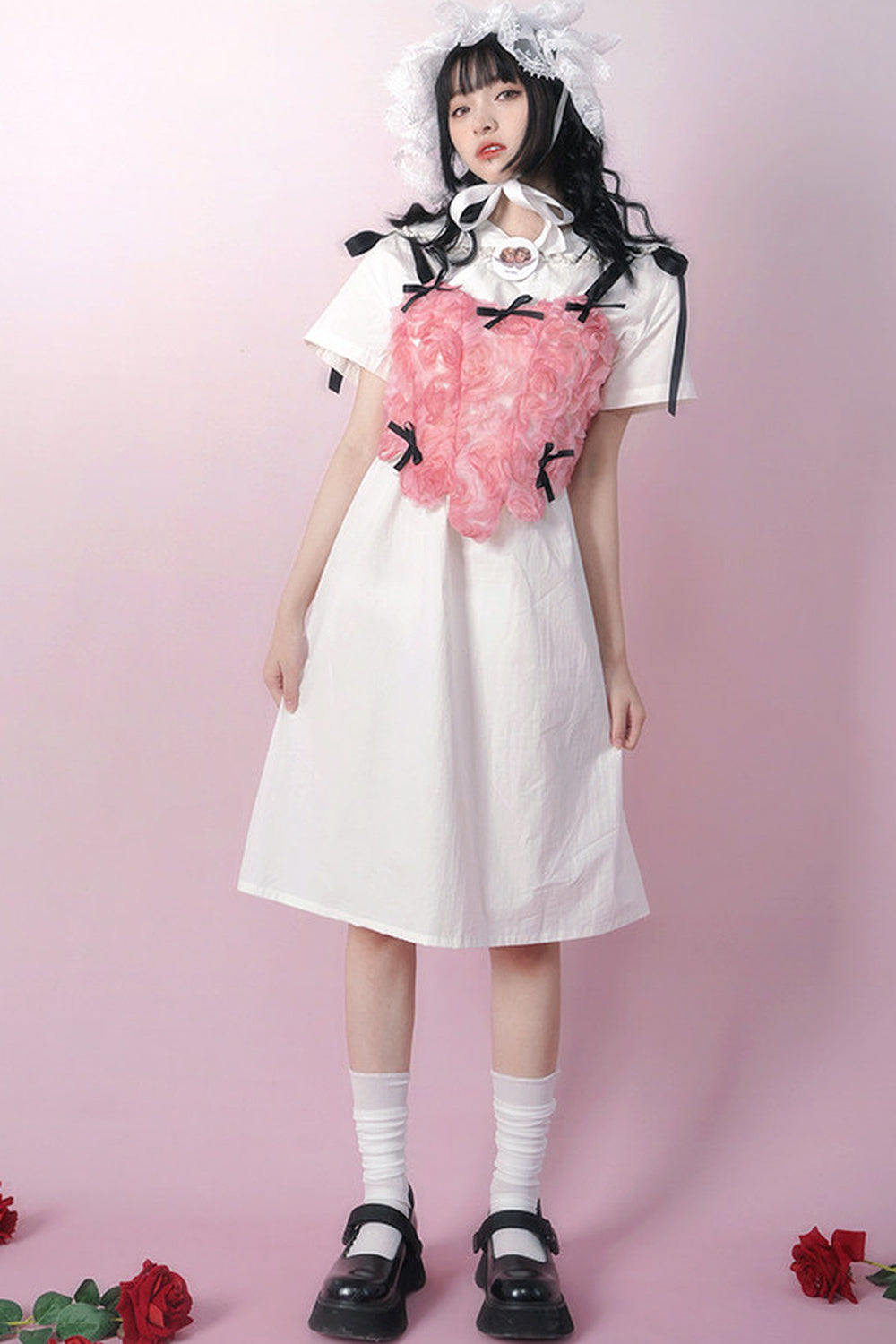 Heavenly Rose Jacquard Vest