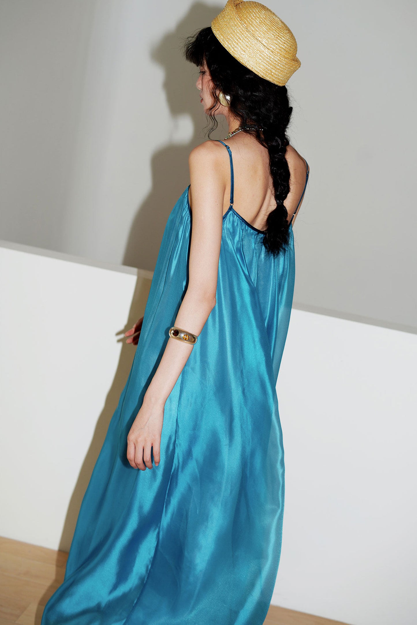 Pearlescent Gauze Dress Set