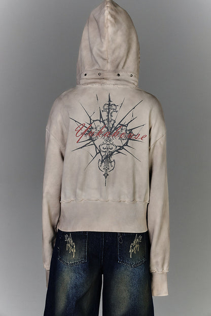 Distressed Biker Jacket