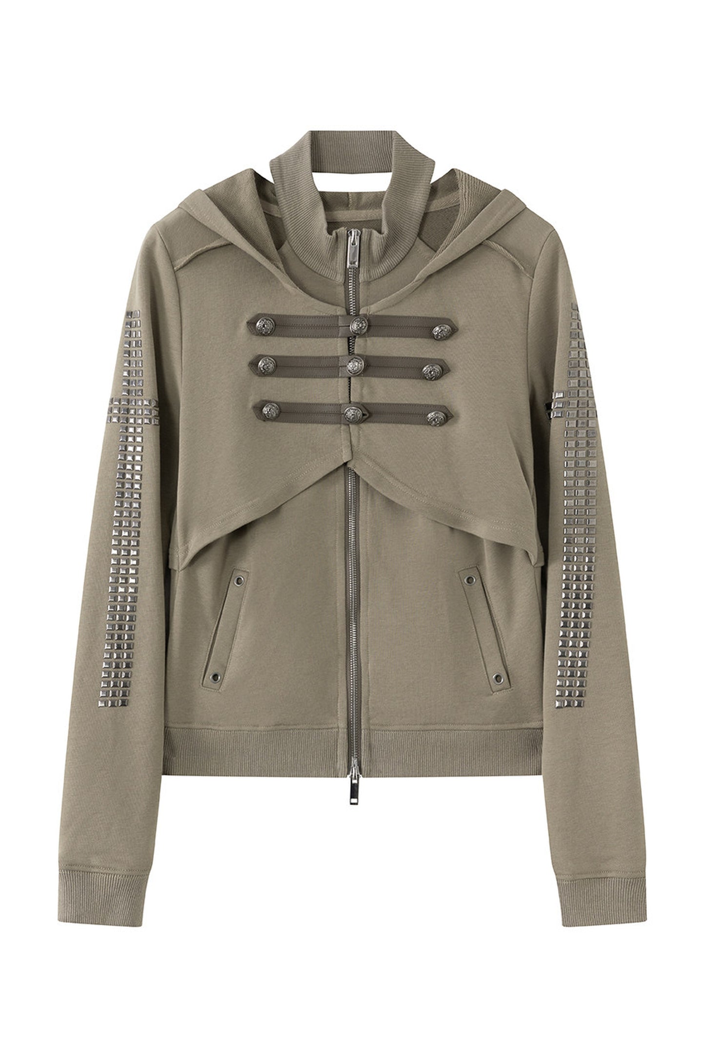 Napoleon Hooded Metal Jacket