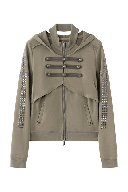 Napoleon Hooded Metal Jacket