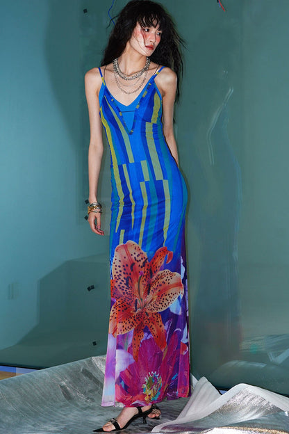 Western Vibe Slim Camisole Dress