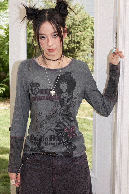 Punk Records Patchwork Top