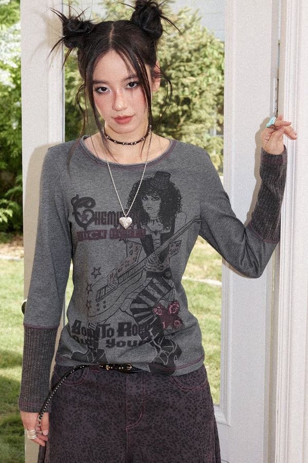 Punk Records Patchwork Top