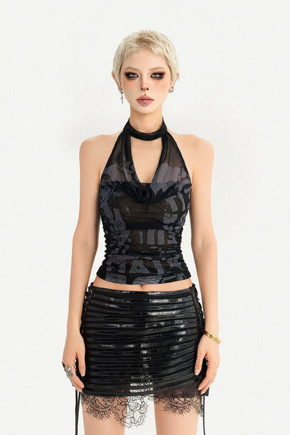 Millennial Y2K Halter Top