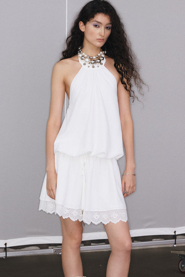 Halter Neck Rivet Dress