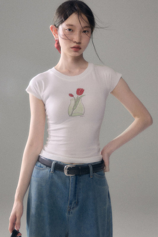 Fruit Platter Tencel Blend Short Sleeve T-Shirt