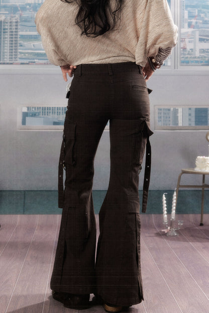 Pantaloni cargo svasati leggeri