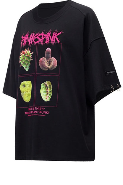 Plant Punk Concept Poster Print T-Shirt
