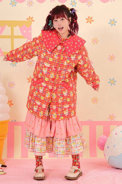 Showa Dessert Quilted Cotton Coat