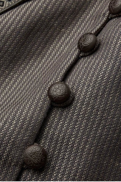 Victorian 3D Tailored Draped Deconstructed Tencel Jacket
