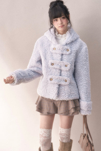 Multi-Layered Ruffled Brown Plaid Skirt