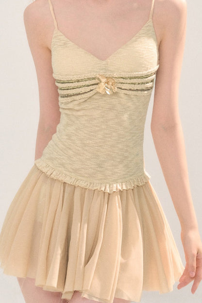 Sweet Floral Camisole Dress