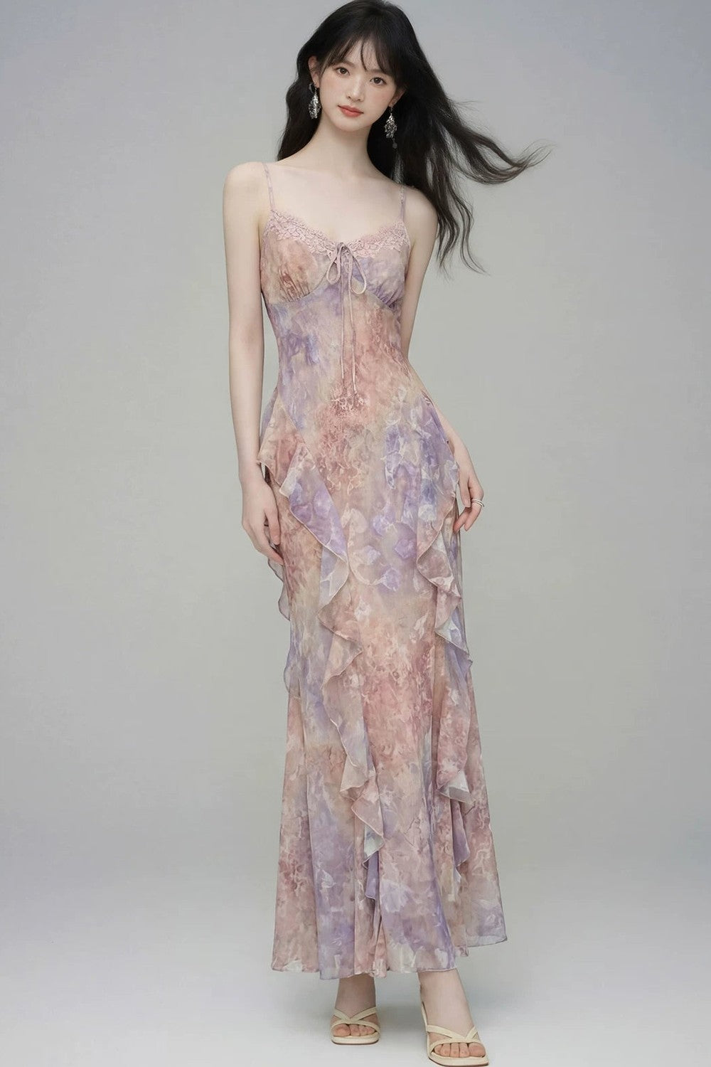 Gradient Slip Dress