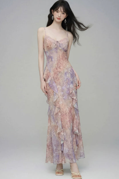 Gradient Slip Dress