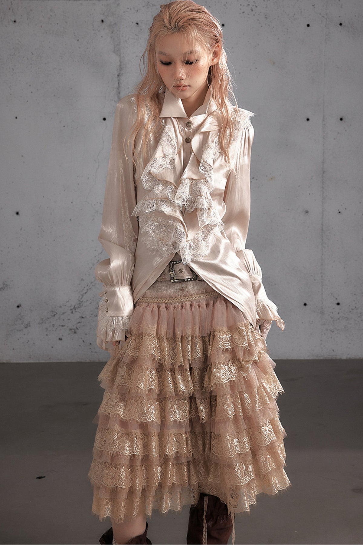 A-Line Tiered Cake Skirt