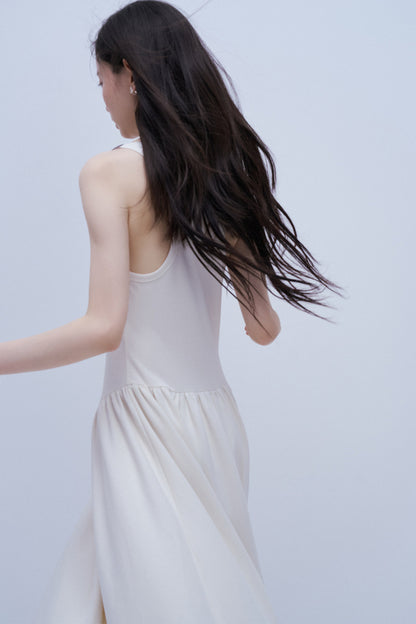 Leather Buckle Tank Dress