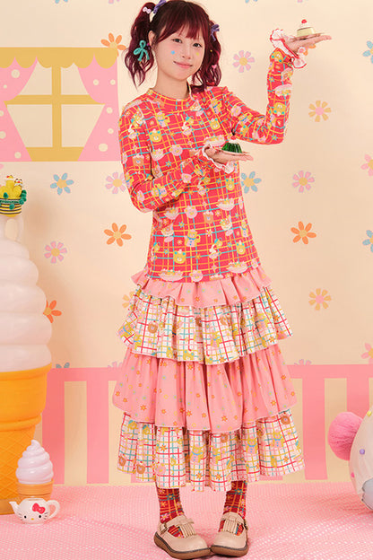 Showa Dessert House Stretch Knit Top