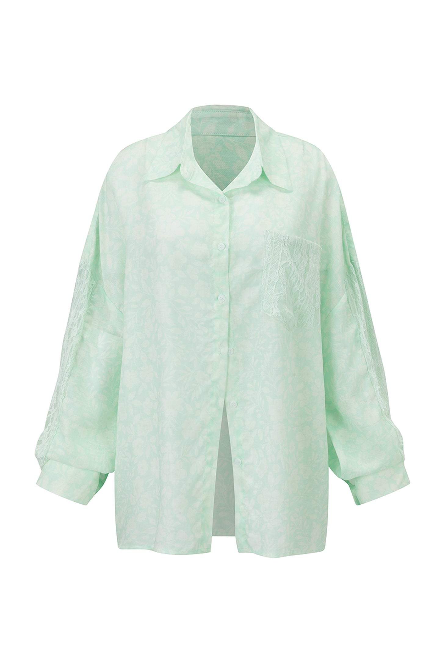 Mint Green Knitted Lace Tube Top, Pants and Skirt Set-Up