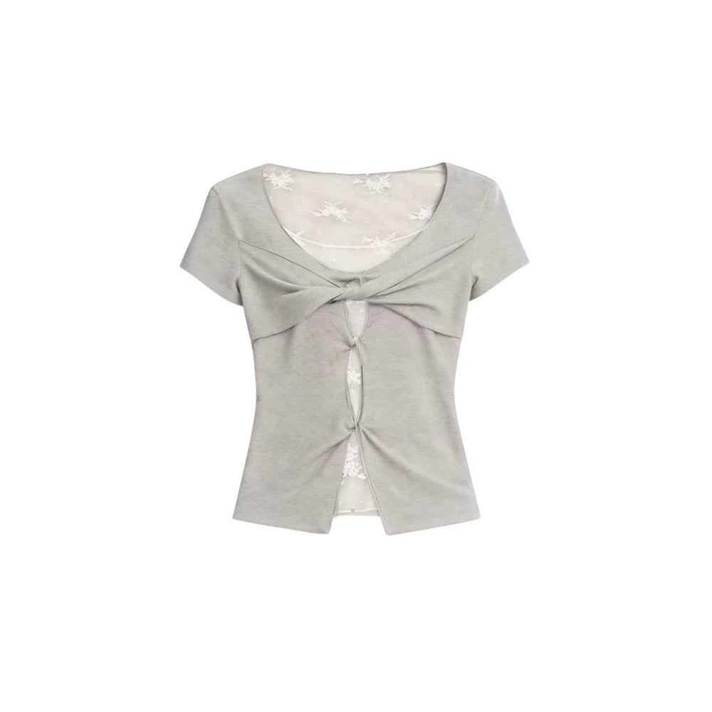 Dream Weaver Lace Knot Top Set-Up