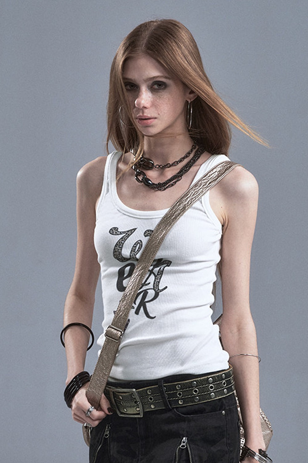 Leopardenmuster-Retro-Stretch-Tanktop