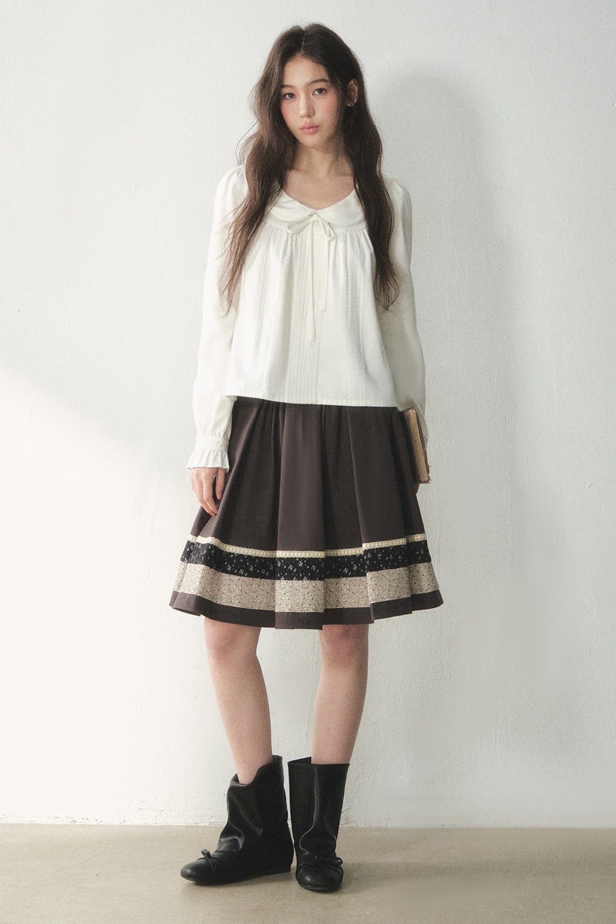 Floral Patchwork Skirt