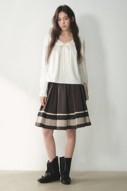 Floral Patchwork Skirt