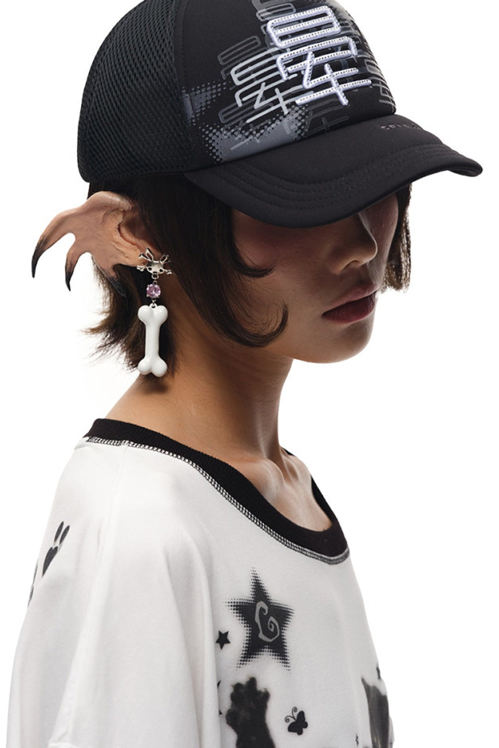 Bone Stud Earrings