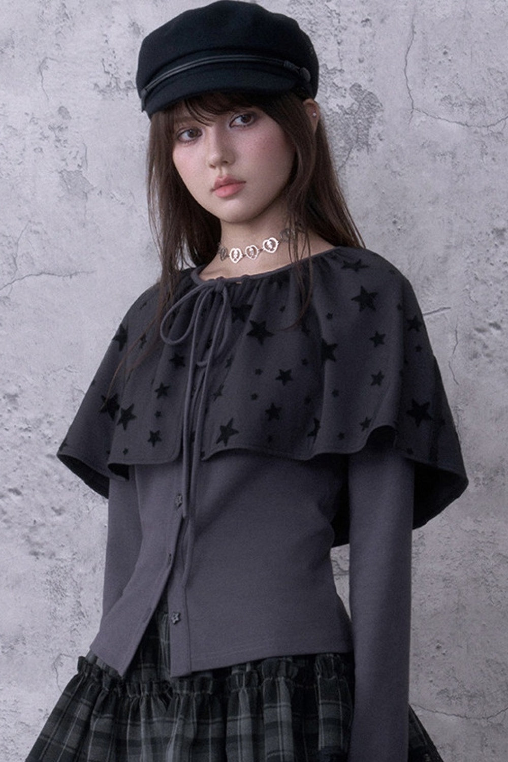 Star Shawl Cardigan Set