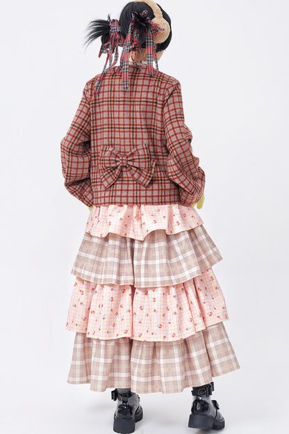 Showa Retro Patchwork Skirt