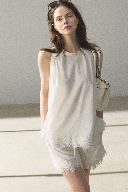 Vacation Lace Lyocell Vest