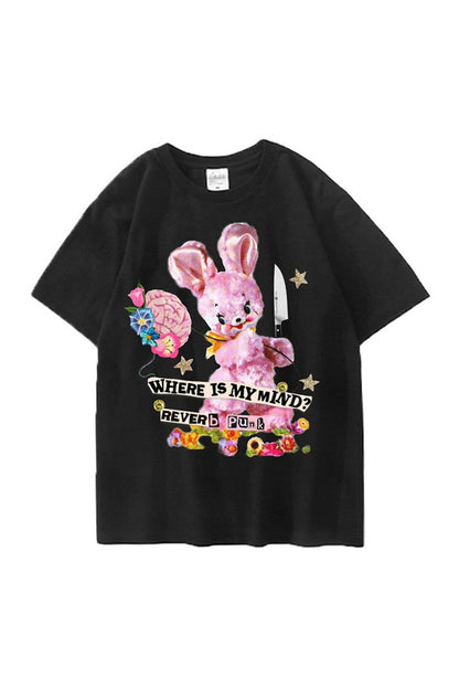 Echo Punk Collage Bear T-Shirt