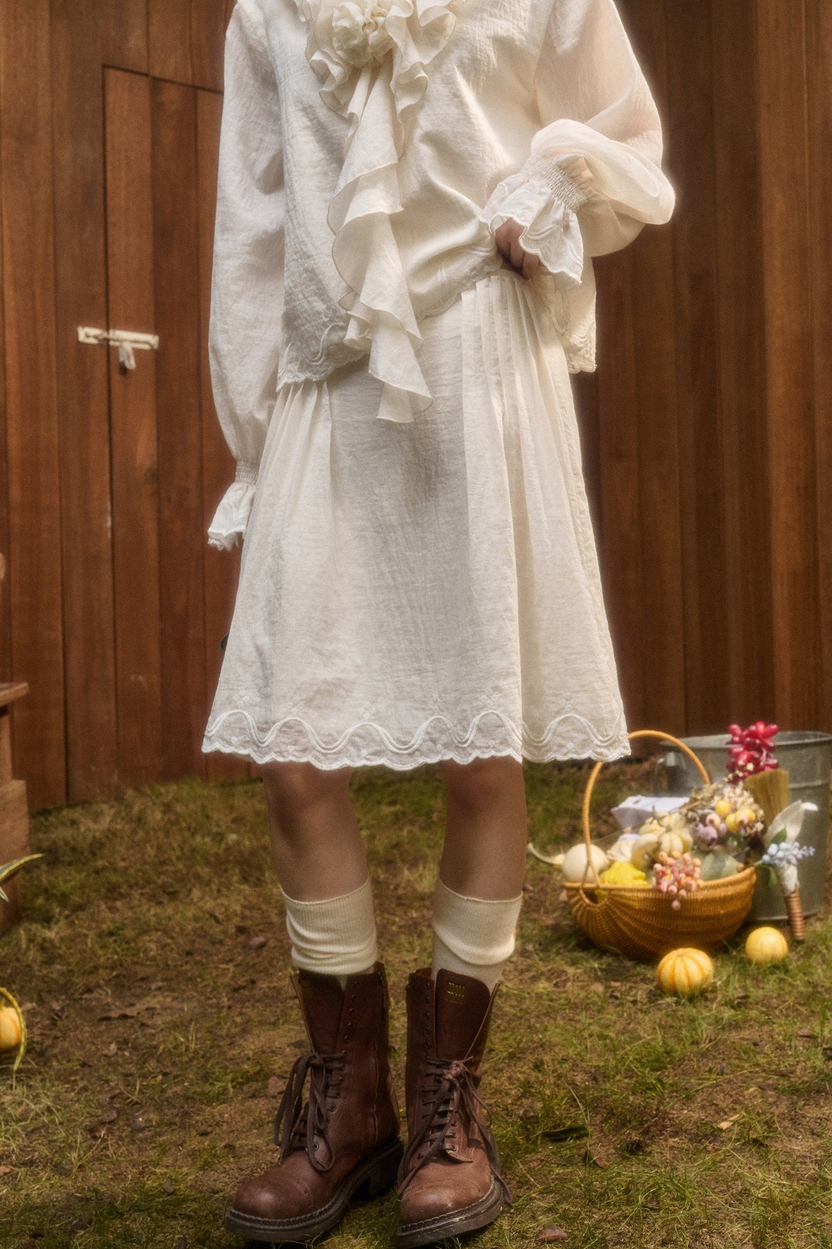 Tencel Cotton Lace Embroidery Set-Up